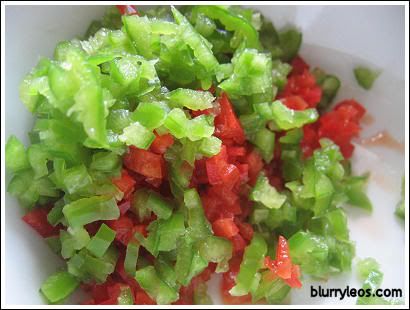 Can Of Green Chilies. red and green chillies.