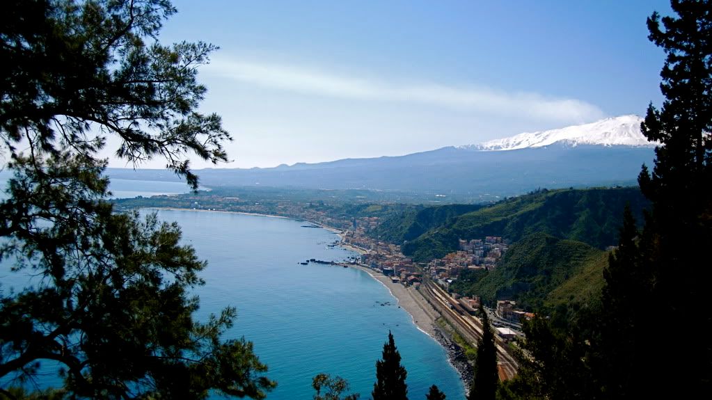 The Bay of Naxos and Mt. Etna, Taormina