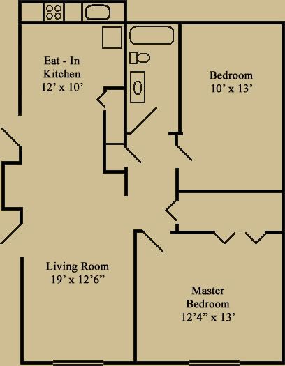 two bedroom apartments plans. Plan Two Bedroom Apartment