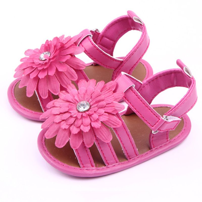 baby girls toddler daisy flower hollow sandals princess first