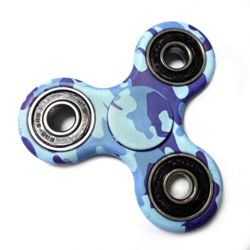 Fidget Finger Tri-Spinner Hand Focus Ultimate Spin Steel EDC Bearing 