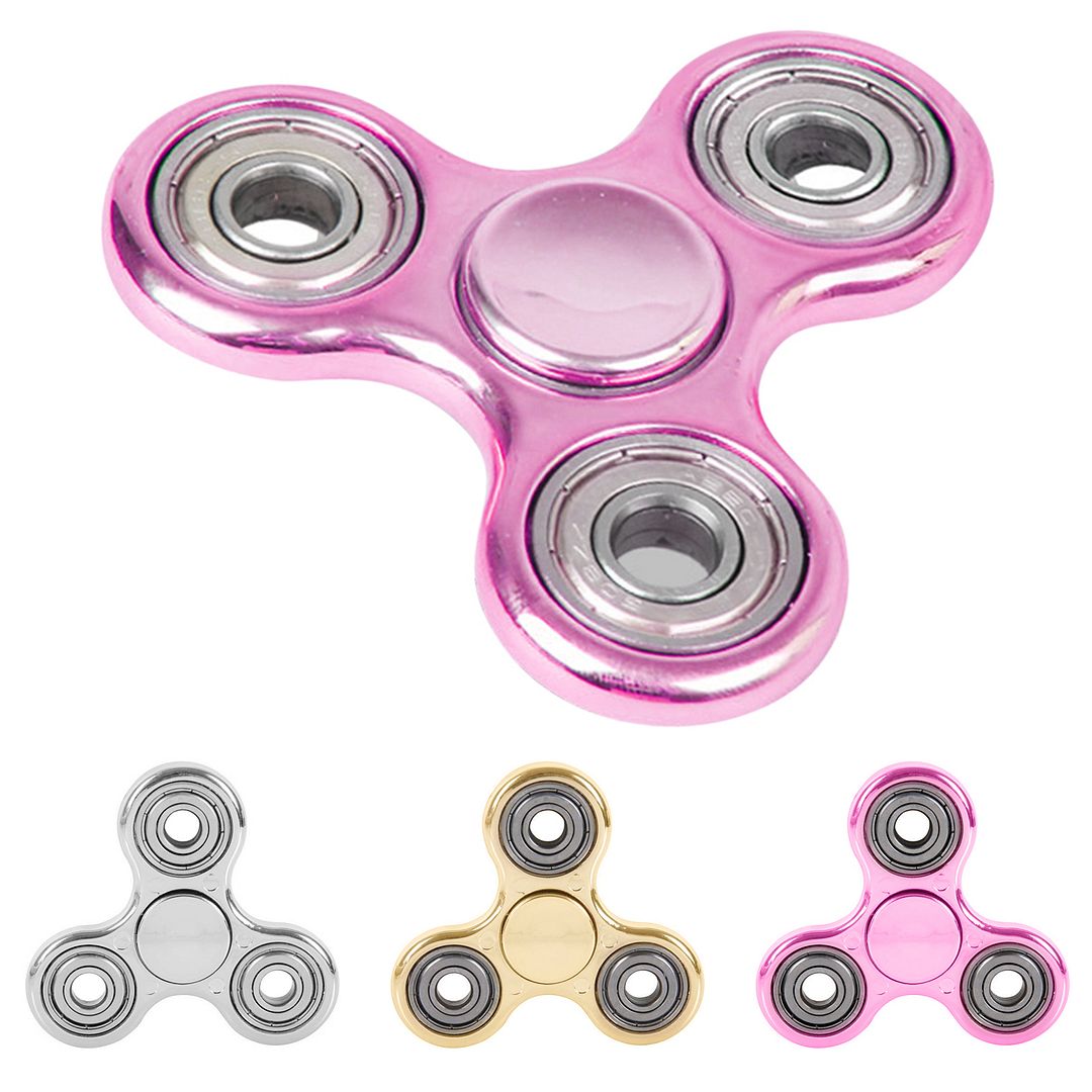  Fidget Spinner Pocket Hand Toy Finger Gyro EDC Desk Toy Rose Gold