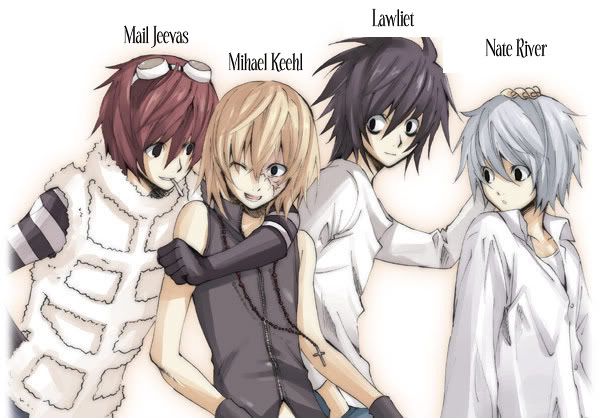 Mello Death Note. matt mello near