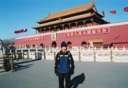 Beijing, China (2004) || Beijing in January was freaking cold, and dry too. I believe even people who have never visited China would recognize this site, they heard enough bad things about this country on their media, while everything in their kitchen were made in this country. Kind of entreating, kind of mysterious. Mao's picture was hanging at the entrance of the Forbidden City. Travelled with Michael in this trip.