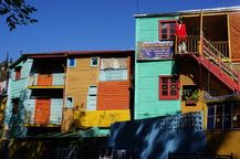 Buenos Aires, Argentina (2014) | La Boca, once the ghetto end of town, maybe it still is. But the colorful houses and the tango dancers at countless restaurants attracts a lot of tourists.