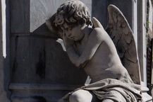 Buenos Aires, Argentina (2014) | A weeping child in the Recoleta cemetery.