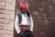Isla Tequile, Lake Titicaca (2009) | Man in his traditional clothes on Isla Tequila. I was having a major stomach ache and couldn't enjoy Lake Titicaca more, it was really a beautiful place.