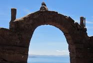 Isla Tequile, Lake Titicaca, Peru (2009) | The famous window at the Lake Titicaca.