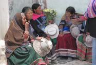 Colca Canyon Region, Peru (2009) | Taken outside a church where a funeral is taking place, a group of housewives are mourning at the door.