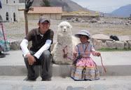 Colca Canyon Region, Peru (2009) | Me, a little girl and her alpaca near Maca, in the Colca Canyon area. I was on a local tour and met some cool people.