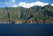 Hawaii, United States (2007) || Visited Hawaii with Frank in Apr 2007, on a cruise tour. This shot is pointing at the Napali coast of Kauai Island. The colors are absolutely stunning.