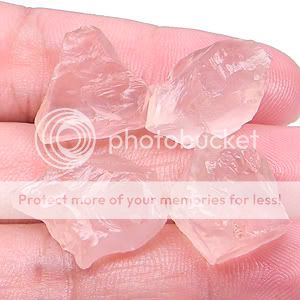 75.40CT/4pcs.ROSE PINK 100% NATURAL QUARTZ BRAZIL ROUGH  