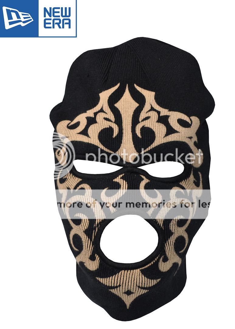 New Era Black Balaclava (Tattoo Mexican Wrestler Style)