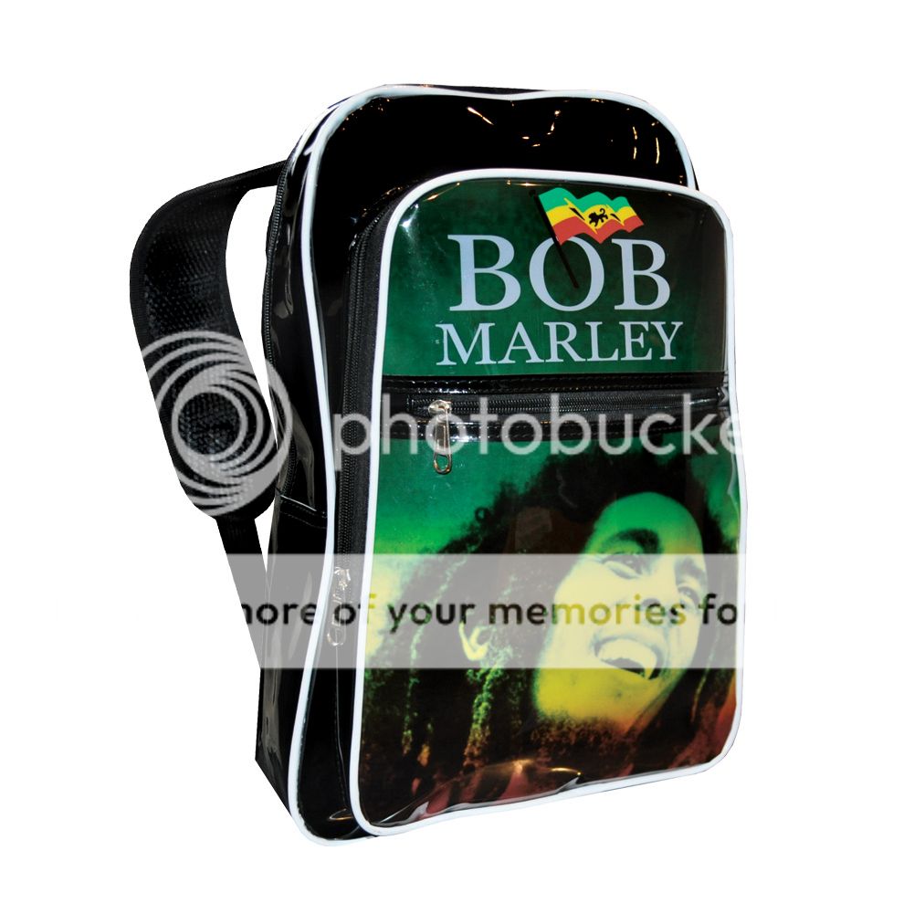 Bob Marley Rasta Jamaica Backpack Laptop School Bag