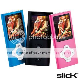 Slick® 4GB  Player With 1.8 Screen (Blue)  