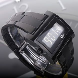 xxcom All Black Super Cool Unisex Watch  