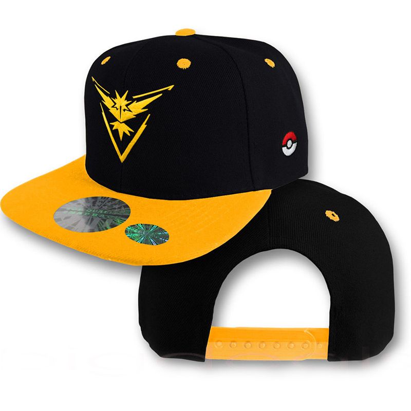 Pokemon Go Baseball Black Cap Team Mystic InstInct Valor Hat Christmas Gift