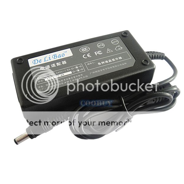 DC Adapter Power Supply For SAMSUNG ACER BenQ AOC LCD Monitor TV TFT