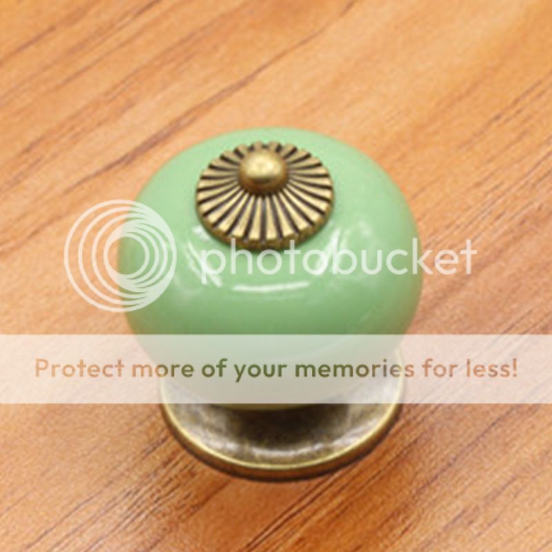 Vintage Retro Keramik Kugel Türknauf Schrank Schrank Schublade Küche