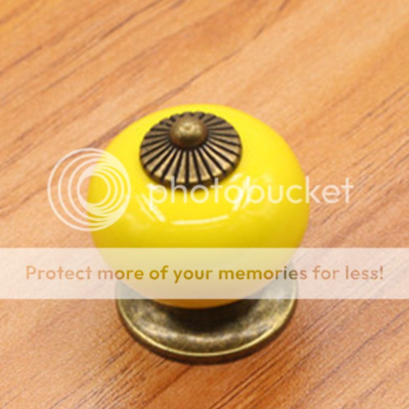 Vintage Retro Keramik Kugel Türknauf Schrank Schrank Schublade Küche