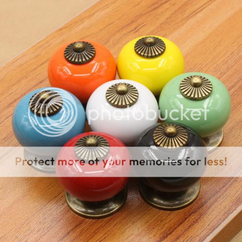 Vintage Retro Keramik Kugel Türknauf Schrank Schrank Schublade Küche