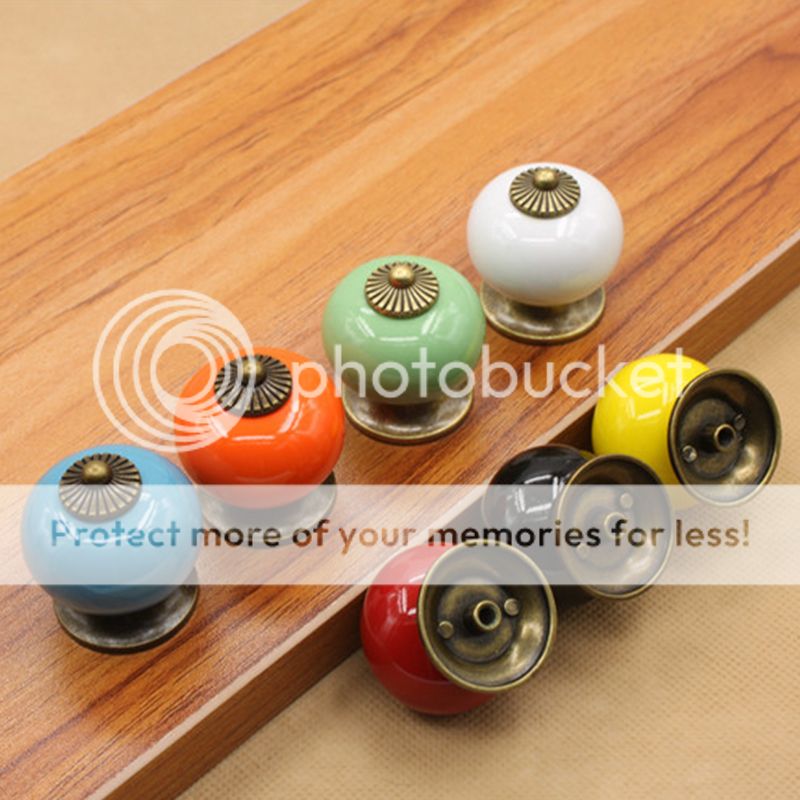 Vintage Retro Keramik Kugel Türknauf Schrank Schrank Schublade Küche