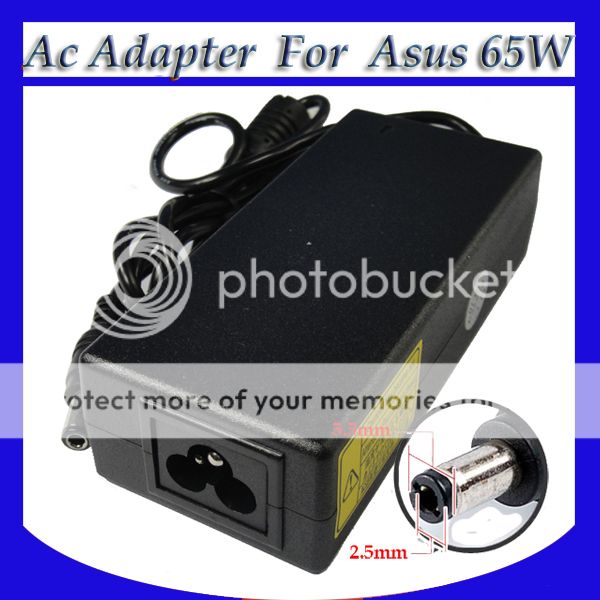 65W 19V 3.42A ASUS F5M F5N F5R F5RL AC Adapter Charger PSU A200LP New+ 
